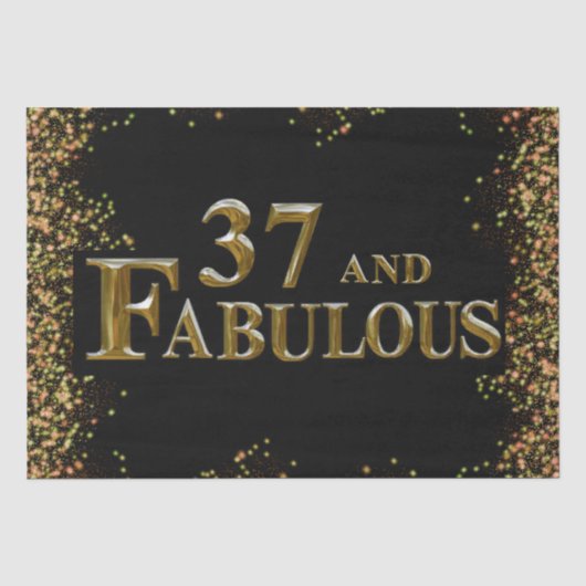 Papier Mousseline 37e anniversaire (Recto)