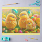 Papier Mousseline 3 Collection de poulet de Pâques (Artisanat)