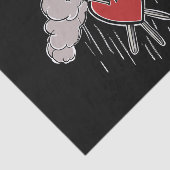 Papier Mousseline 3 d'épées Love Heart Tarot Illustration Trois (Détail)