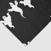 Papier Mousseline 3 Fantômes Noir & Blanc Whimsical Halloween Party (Détail)