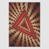 Papier Mousseline 3D Fantasy Network Modern Fractal Graphic Design (Recto)