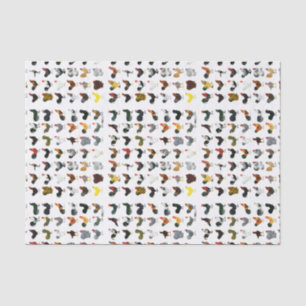 Papier Mousseline 49 coqs