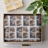 Papier Mousseline 4 Collage photo - avec bloc de texte (Cadeau)