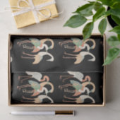 Papier Mousseline 4 grues japonaises Thunder_Cove (Cadeau)