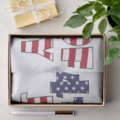 Papier Mousseline 4 juillet (Cadeau)