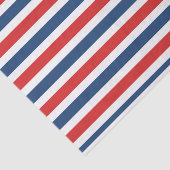 Papier Mousseline 4 juillet Blancs rouges et Bleus (Détail)