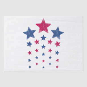 Papier Mousseline 4 juillet Femmes Hommes Enfants Cute USA Étoile pa