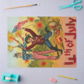 Papier Mousseline 4 juillet Vintage (Artisanat)