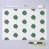 Papier Mousseline 4 Shamrock irlandais de trèfle à feuilles (Artisanat)