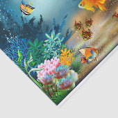 Papier Mousseline 4 sous-marins (Détail)