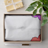 Papier Mousseline 5 Fleurs de couleur (Cadeau)