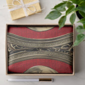 Papier Mousseline [600] Croix celtique sacrée de noeud d'or (Cadeau)