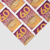 Papier Mousseline 60 Jours Sober Anniversaire Numéros Gras (Détail)