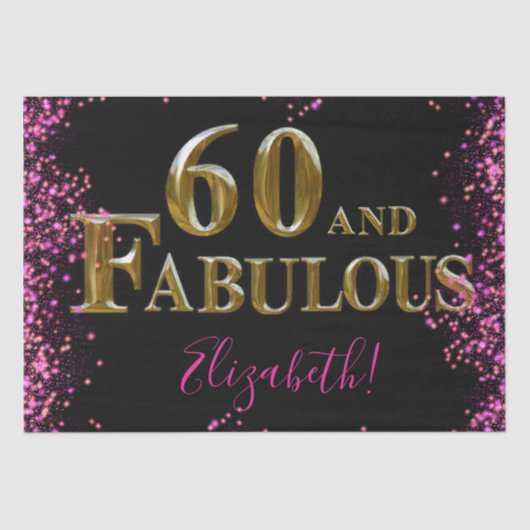 Papier Mousseline 60e anniversaire (Recto)