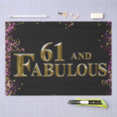 Papier Mousseline 61e anniversaire (Artisanat)