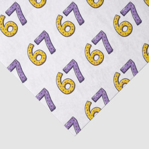 Papier Mousseline 67 Jaune et Violet Sans Aucun Sens