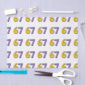 Papier Mousseline 67 Jaune et Violet Sans Aucun Sens (Artisanat)