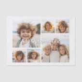 Papier Mousseline 6 Collage de photos Texte facultatif — CAN Edit Co (Recto)