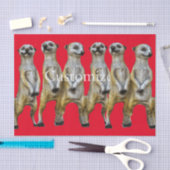 Papier Mousseline 6 Meerkats debats Thunder_Cove (Artisanat)