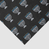 Papier Mousseline 7e nuit de Hanoukka Parties scintillant papier (Détail)