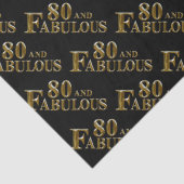 Papier Mousseline 80e anniversaire  (Détail)