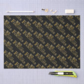 Papier Mousseline 80e anniversaire  (Artisanat)