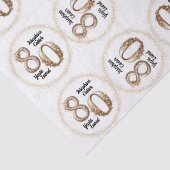 Papier Mousseline 80e anniversaire Tissue Paper (Détail)