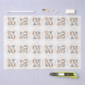 Papier Mousseline 80e anniversaire Tissue Paper (Artisanat)