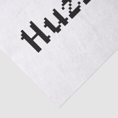 Papier Mousseline 8 Bits Huzzah ! (Détail)