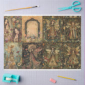 Papier Mousseline 8 Sm Fairy Design Decoupage Journal Tissu Papier (Artisanat)