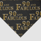 Papier Mousseline 90e anniversaire  (Détail)