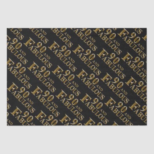 Papier Mousseline 90e anniversaire  (Recto)