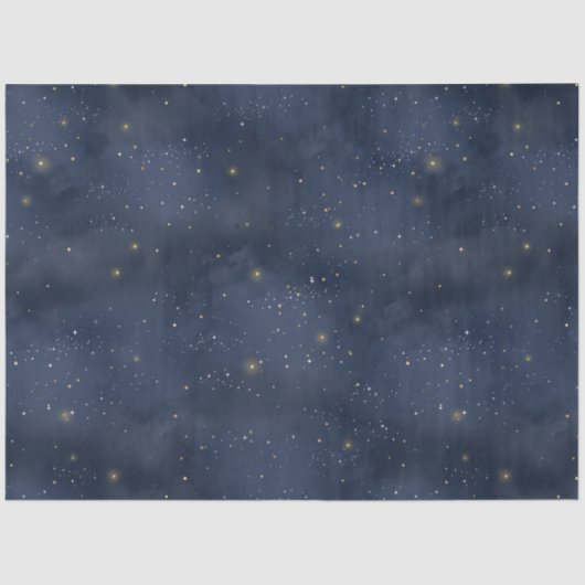 Papier Mousseline A Celestial Starry Night Series Design 13 (Recto)