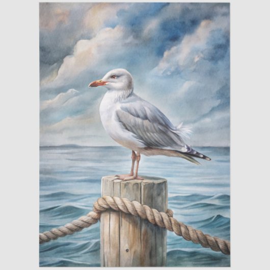 Papier Mousseline A Coastal Series Design 11 (Recto)