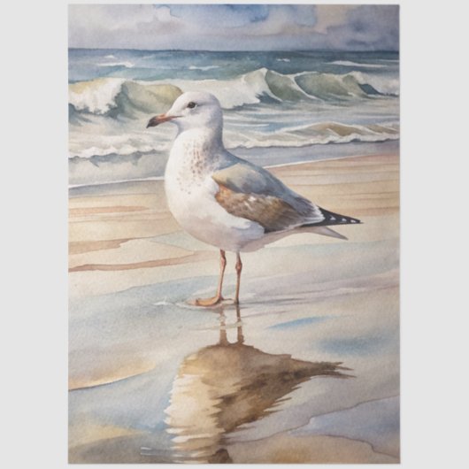 Papier Mousseline A Coastal Series Design 17 (Recto)