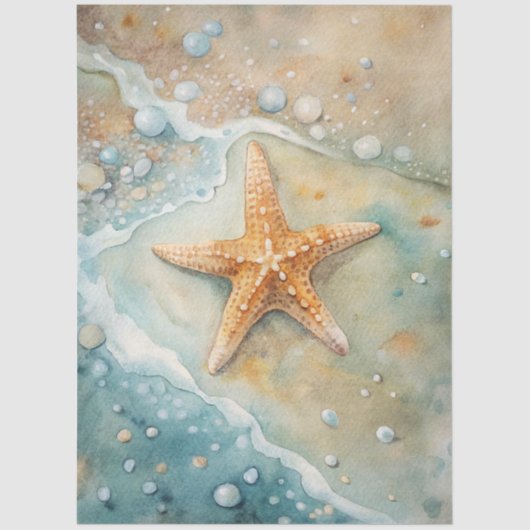 Papier Mousseline A Coastal Series Design 20 (Recto)