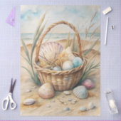 Papier Mousseline A Coastal Series Design 23 (Artisanat)