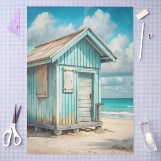 Papier Mousseline A Coastal Series Design 42 (Artisanat)