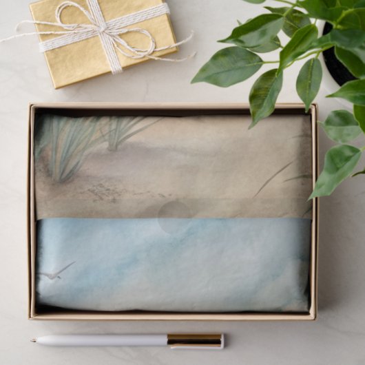 Papier Mousseline A Coastal Series Design 68 (Cadeau)