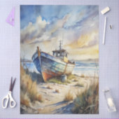 Papier Mousseline A Coastal Series Design 76 (Artisanat)