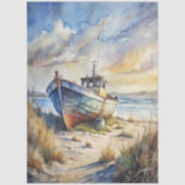 Papier Mousseline A Coastal Series Design 76 (Recto)