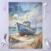 Papier Mousseline A Coastal Series Design 78 (Artisanat)