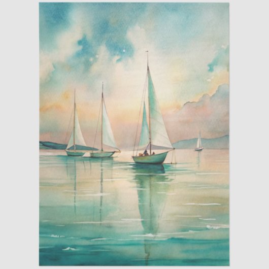 Papier Mousseline A Coastal Series Design 81 (Recto)