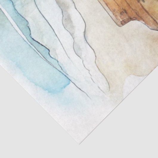 Papier Mousseline A Coastal Series Design 82 (Détail)