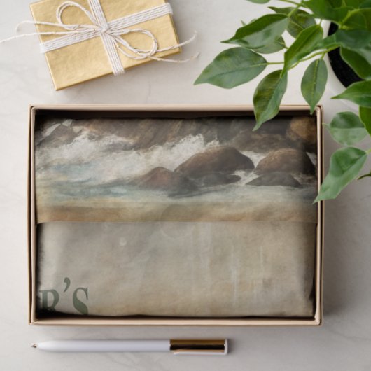 Papier Mousseline A Coastal Series Design 83 (Cadeau)