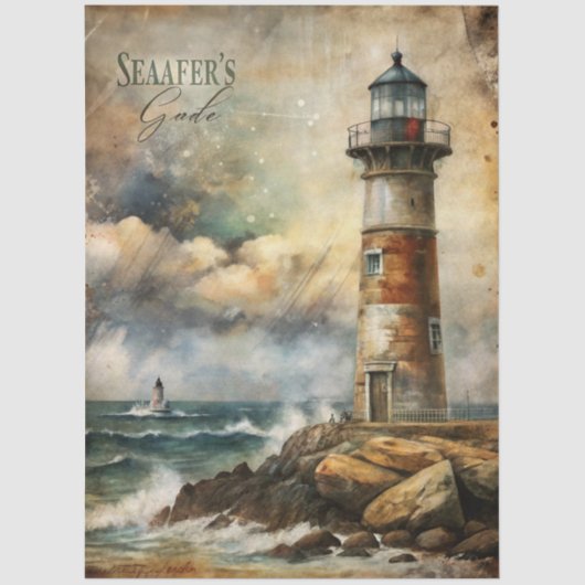 Papier Mousseline A Coastal Series Design 83 (Recto)