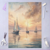 Papier Mousseline A Coastal Series Design 86 (Artisanat)
