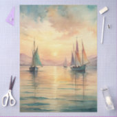 Papier Mousseline A Coastal Series Design 87 (Artisanat)