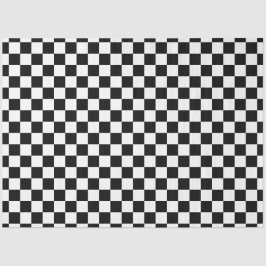 Papier Mousseline à damiers drapeau auto course motif emballage cade (Recto)