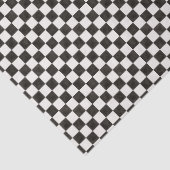 Papier Mousseline À damiers noir et blanc (Détail)